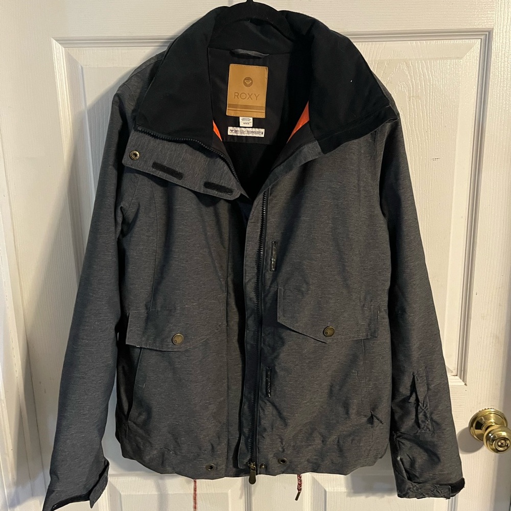 Roxy Men's Charcoal Performance Jacket - image 1